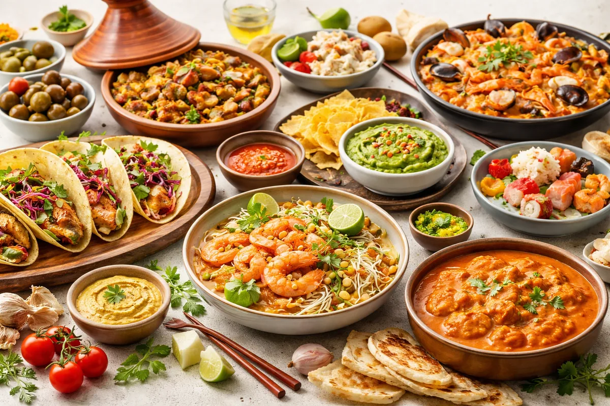 Comment découvrir les cuisines du monde à travers des recettes authentiques