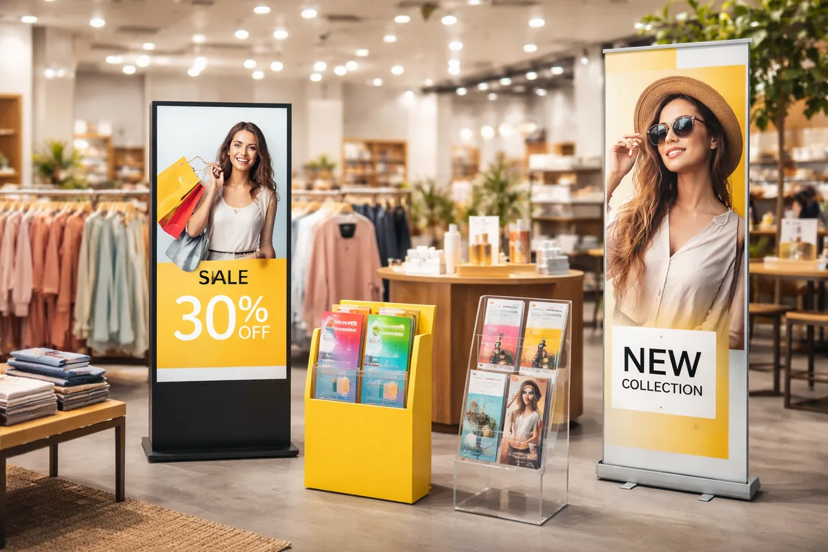 Comment choisir les supports de communication pour la PLV dans le retail