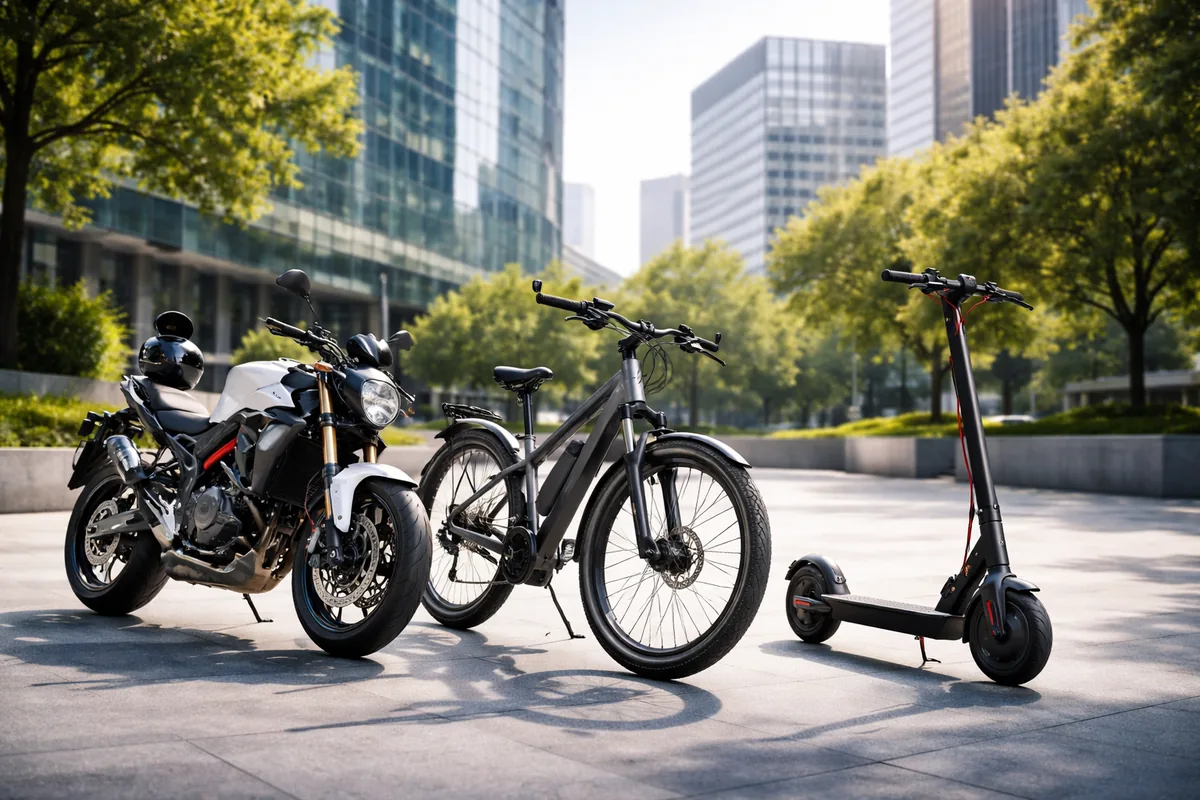 Comment bien choisir entre une moto, un vélo électrique et d'autres moyens de mobilité ?