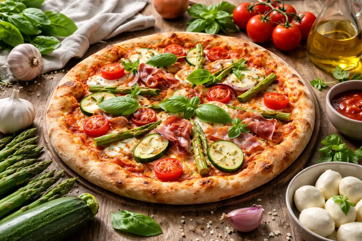 Comment faire une pizza maison avec des ingrédients de saison