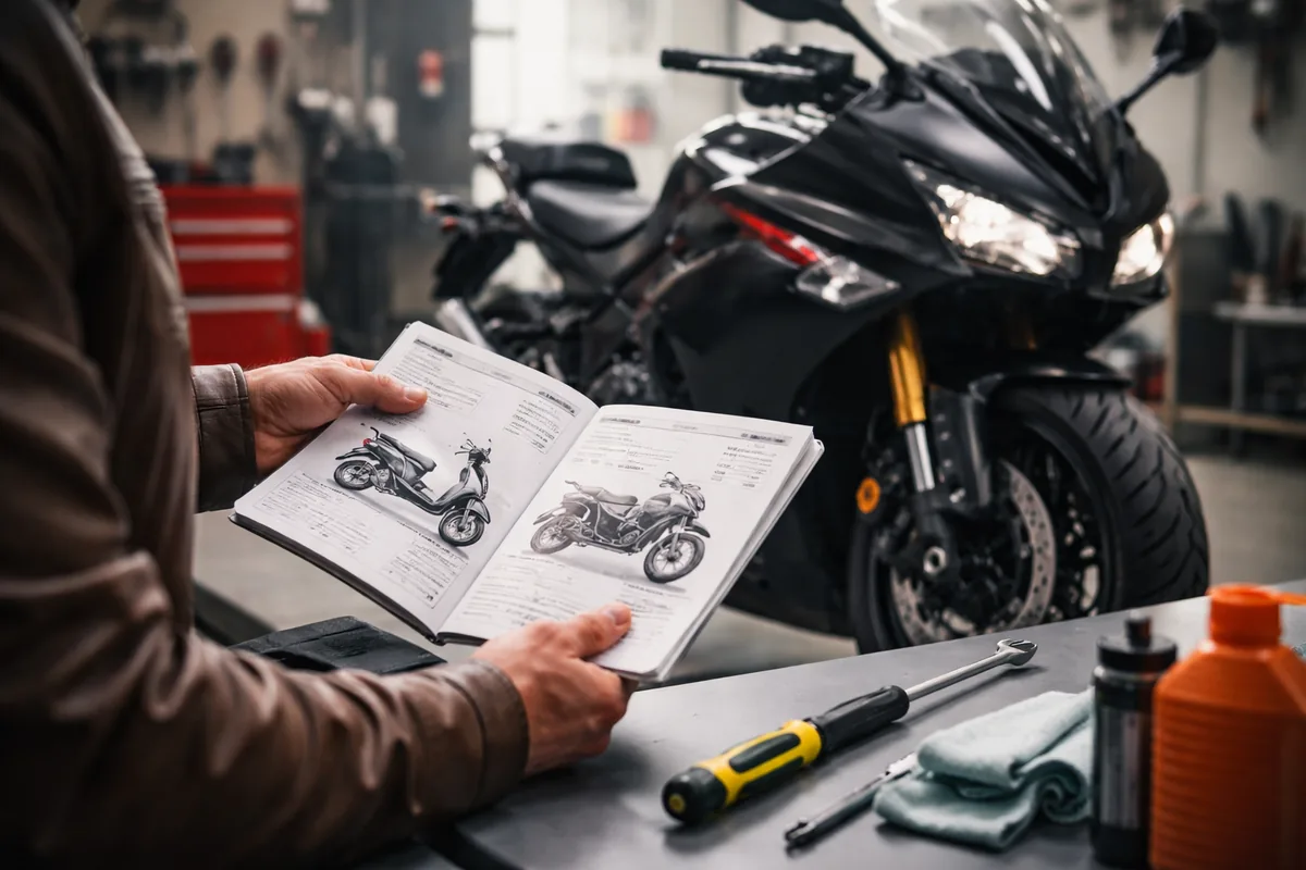 Comment vérifier les préconisations d'entretien d'une moto ou d'un scooter