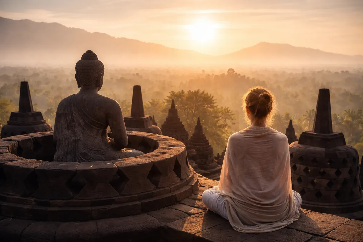 Comment Borobudur enrichit-il les expériences spirituelles des voyageurs en Asie ?