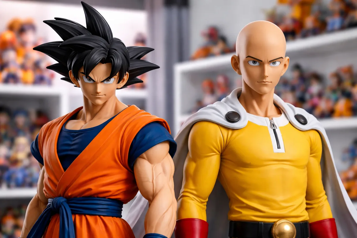 Comment Goku et Saitama sont-ils perçus par les fans d'anime ?